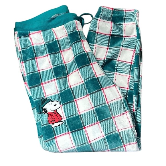 Snoopy® & Woodstock Plush Pajama Pant - Picture 2 of 7